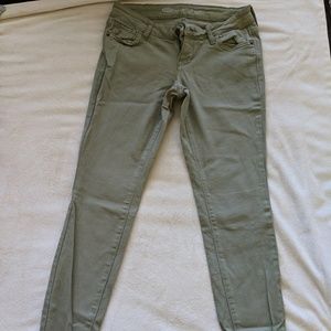 Old navy green jeans